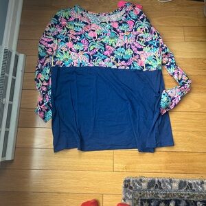 Lilly Pulitzer Finn top seen and herd shirt NWT XXL 2X 68.00